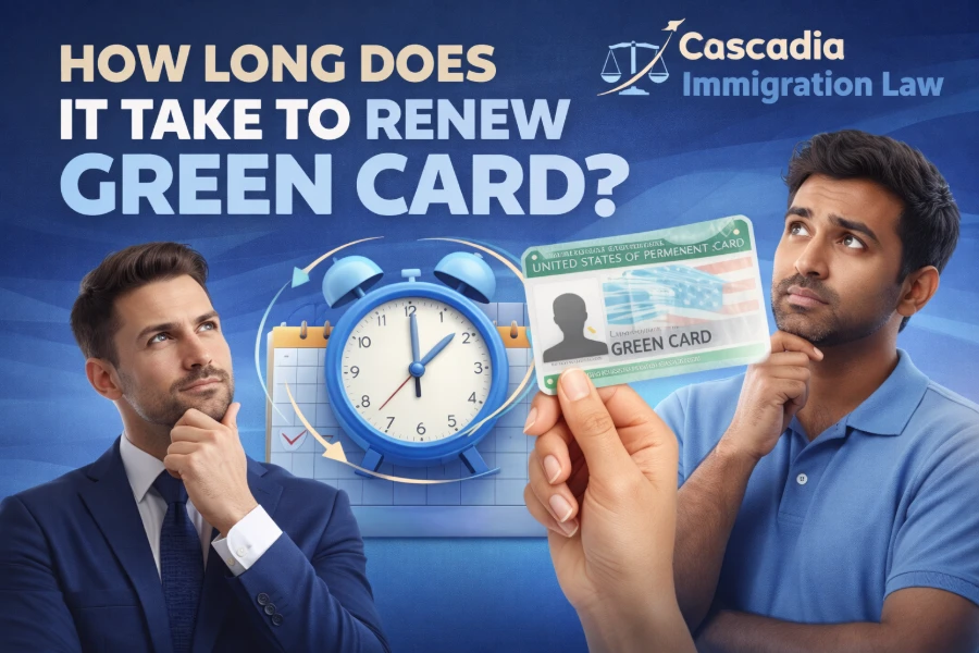 how long does it take to renew green card